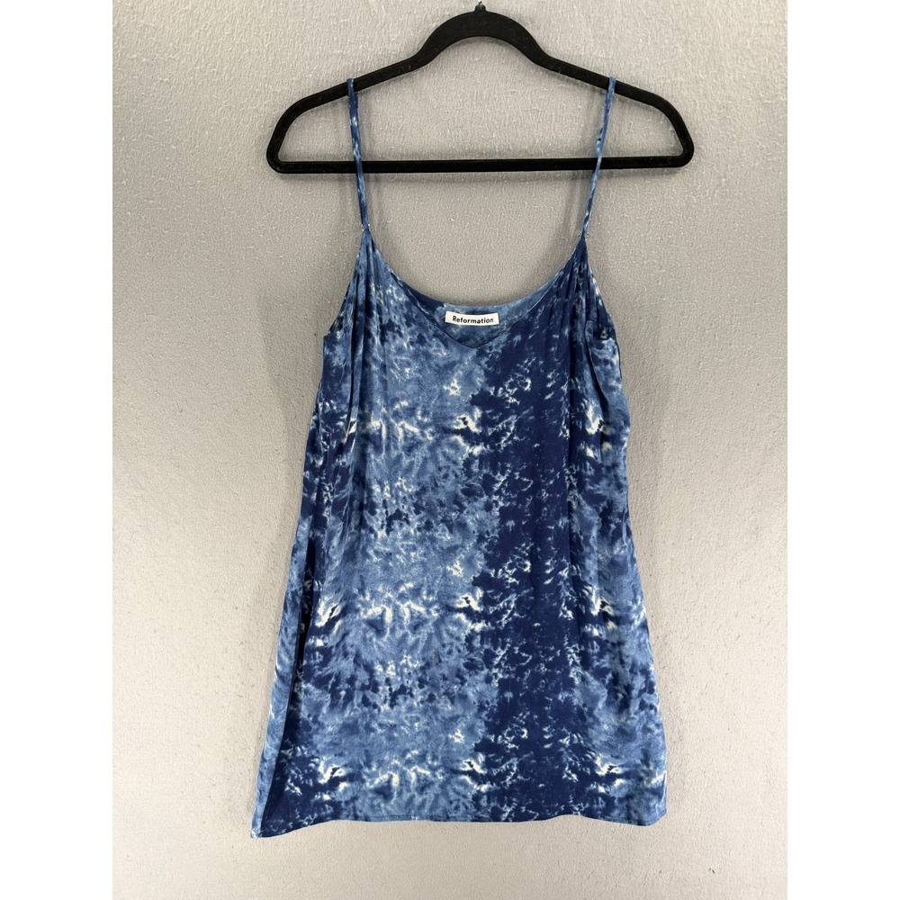 Reformation Seville Mini Dress Womens M Tie Dye Y2K Coastal Cami Indie Sleaze